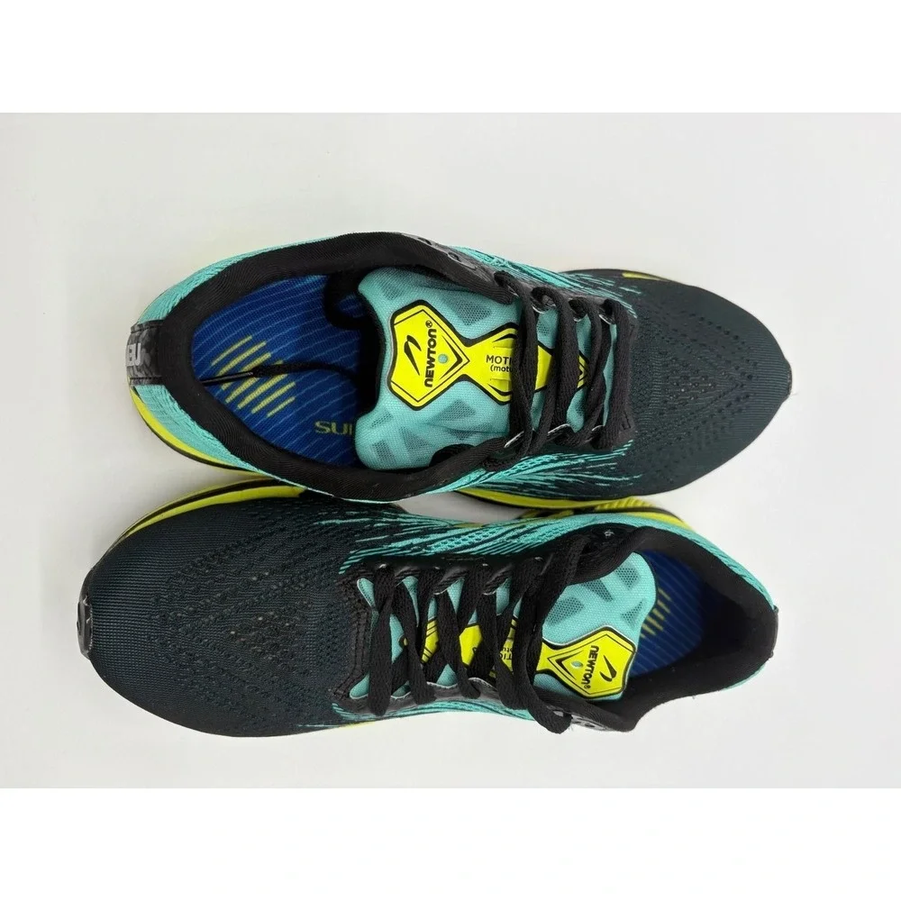 Newton Running Motion 10 Women‎ 10 Teal Black Yellow Stability Shoes W000421